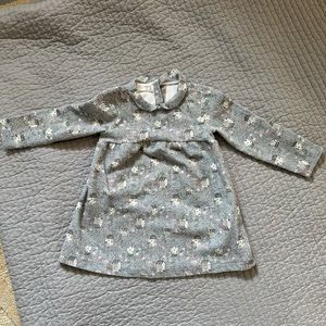Zara gray girls dress size 2/3